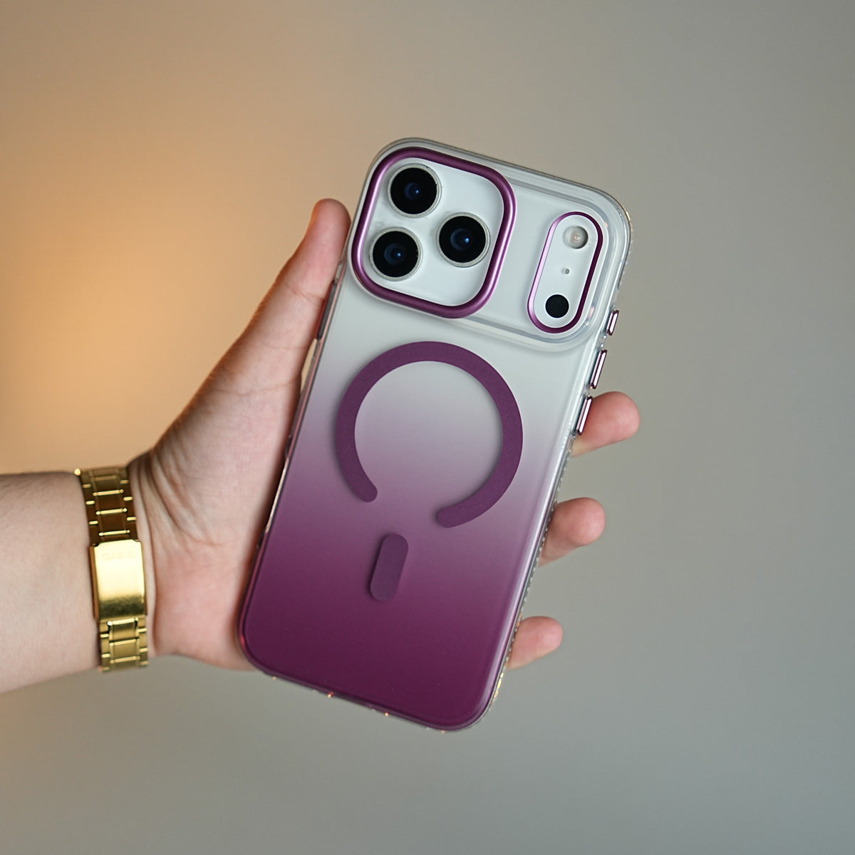 Gradient Magnetic Clear Case for iPhone 17 Series | Slim Protective Cover