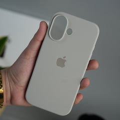 iPhone 17 Liquid Silicone Case Cover (Off White)