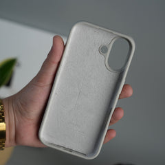 iPhone 17 Liquid Silicone Case Cover (Off White)