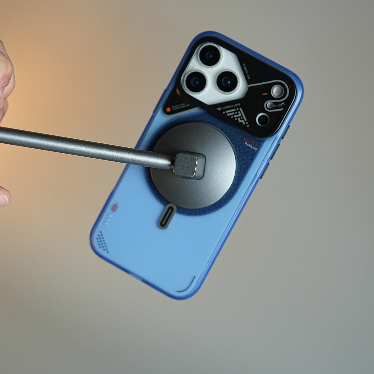Mechanical Design Magnetic Case for 18 Series | Translucent Protective Cover