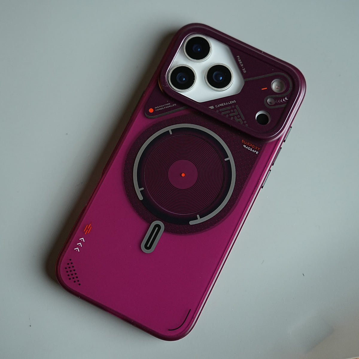Mechanical Design Magnetic Case for 18 Series | Translucent Protective Cover