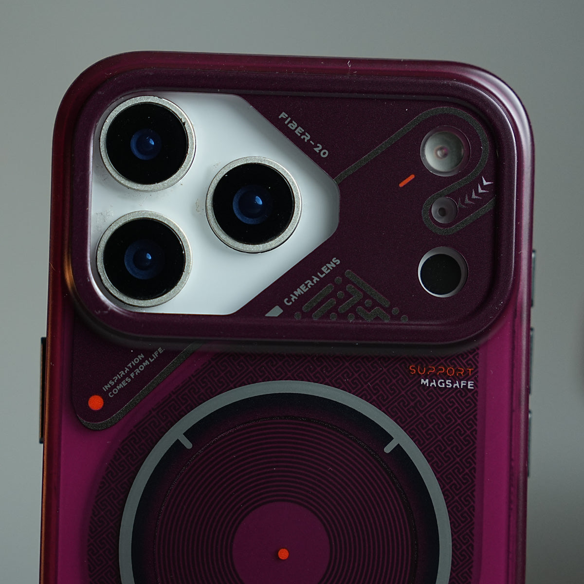 Mechanical Design Magnetic Case for 18 Series | Translucent Protective Cover