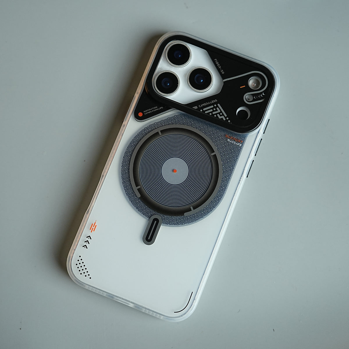 Mechanical Design Magnetic Case for 18 Series | Translucent Protective Cover