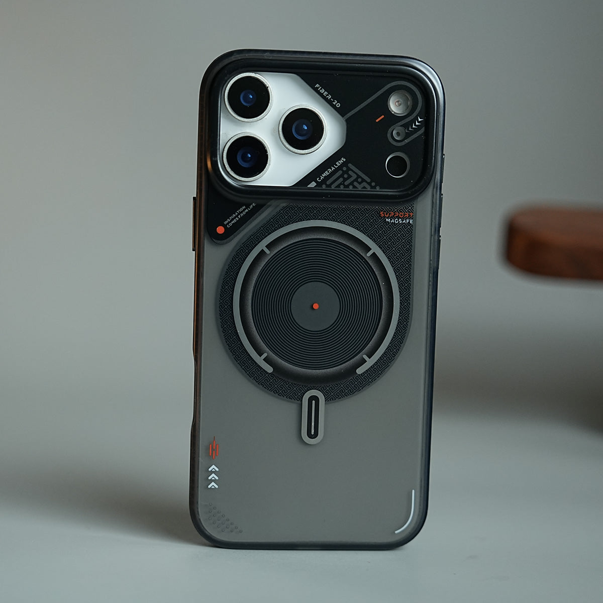 Mechanical Design Magnetic Case for 18 Series | Translucent Protective Cover