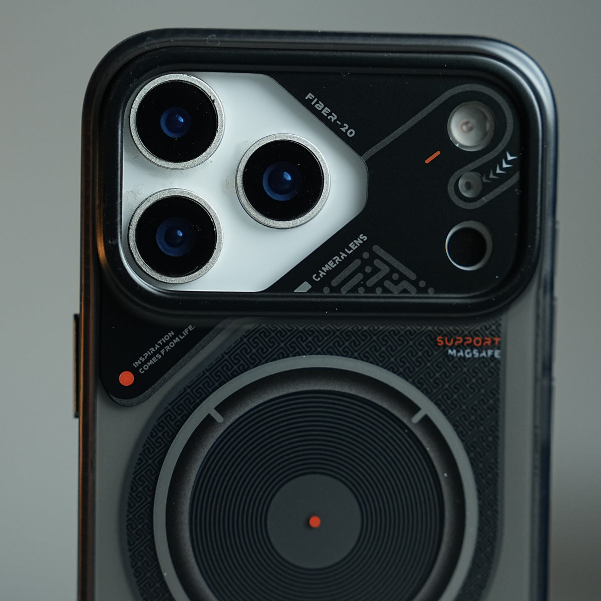 Mechanical Design Magnetic Case for 18 Series | Translucent Protective Cover