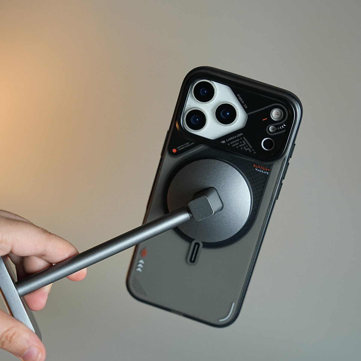 Mechanical Design Magnetic Case for 18 Series | Translucent Protective Cover