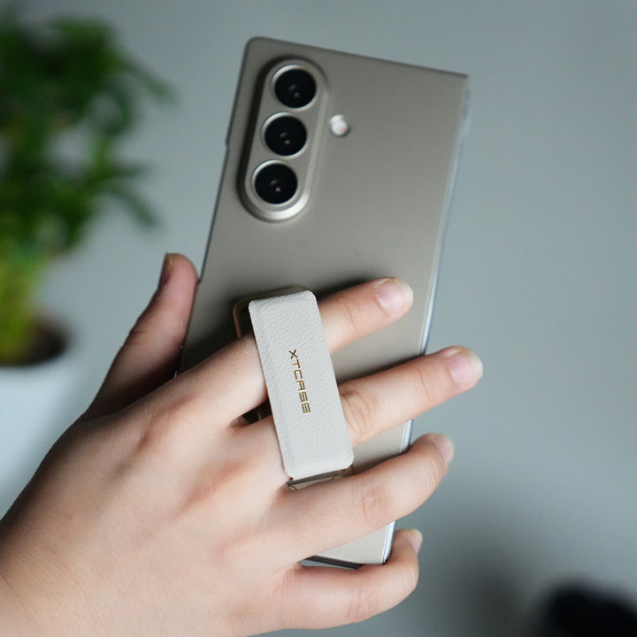 Galaxy Z Fold 7 Ultra-thin Wristband Brace Holder Kick Stand Front Glass Protective Case