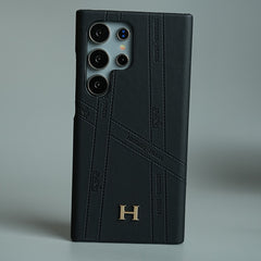Premium H-Style PU Leather Case for Galaxy S26 Ultra | Luxury Designer-Inspired Protective Cover