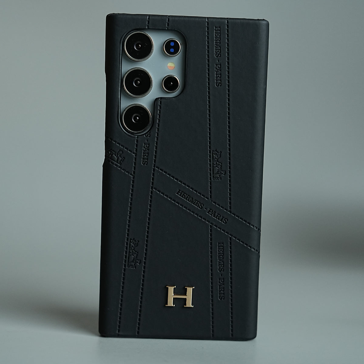 Premium H-Style PU Leather Case for Galaxy S26 Ultra | Luxury Designer-Inspired Protective Cover