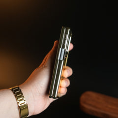 Premium Gold Mirror Case for Samsung Galaxy Z Fold 8 | Printed Design Cover
