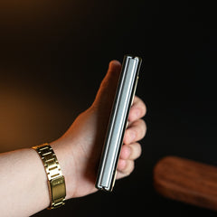 Premium Gold Mirror Case for Samsung Galaxy Z Fold 8 | Printed Design Cover