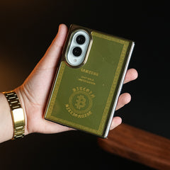 Premium Gold Mirror Case for Samsung Galaxy Z Fold 8 | Printed Design Cover