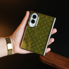 Premium Gold Mirror Case for Samsung Galaxy Z Fold 8 | Printed Design Cover