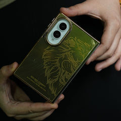 Premium Gold Mirror Case for Samsung Galaxy Z Fold 8 | Printed Design Cover