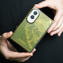 Premium Gold Mirror Case for Samsung Galaxy Z Fold 8 | Printed Design Cover