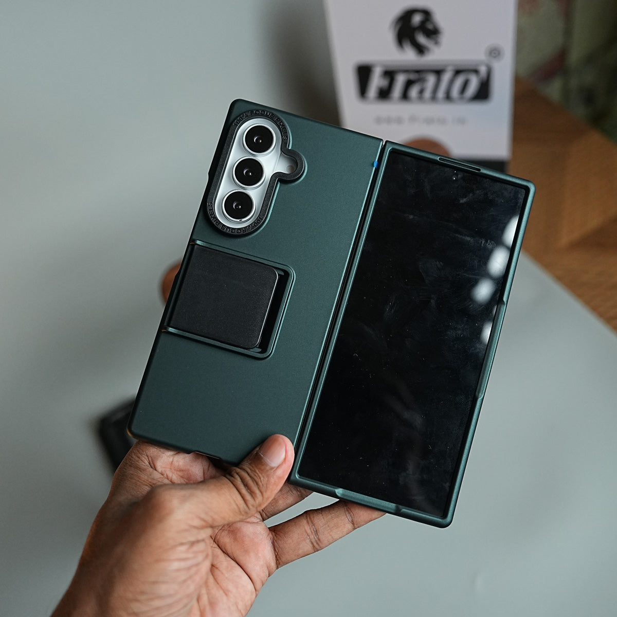 Slim Protective Case for Galaxy Z Fold 8 Ultra | Built-In Foldable Kickstand