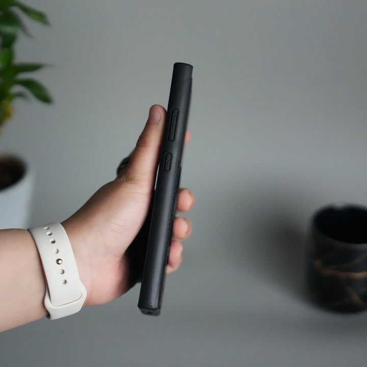 Galaxy S25 Ultra Leather Case | Luxury Metal Ring Stand Back Cover | Shockproof Protective Case