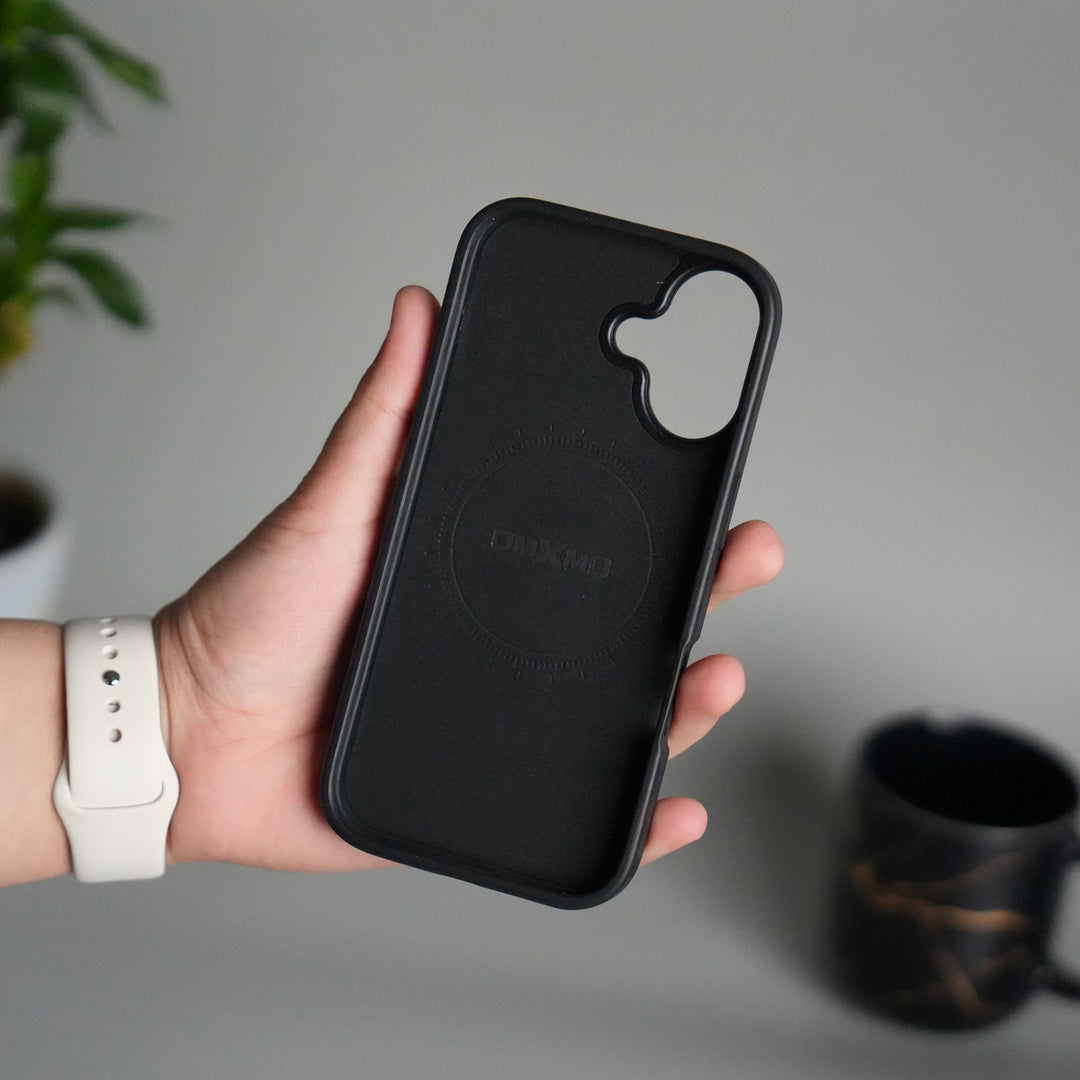 iPhone 17 Premium PU Leather Kickstand Case | Luxury Shockproof Protective Back Cover