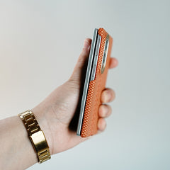 Check Pattern Magnetic Back Case for Galaxy Z Fold 8 | Chevron Stripe Design
