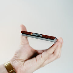 Check Pattern Magnetic Back Case for Galaxy Z Fold 8 | Chevron Stripe Design