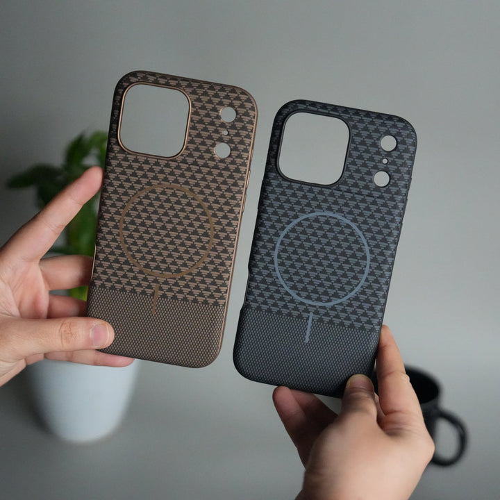 iPhone 17 Pro Max Woven Pattern MagSafe Case for  | Textured Grip | Shockproof Protection