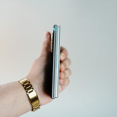 Check Pattern Magnetic Back Case for Galaxy Z Fold 8 | Chevron Stripe Design
