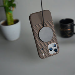 iPhone 17 Pro Max Woven Pattern MagSafe Case for  | Textured Grip | Shockproof Protection