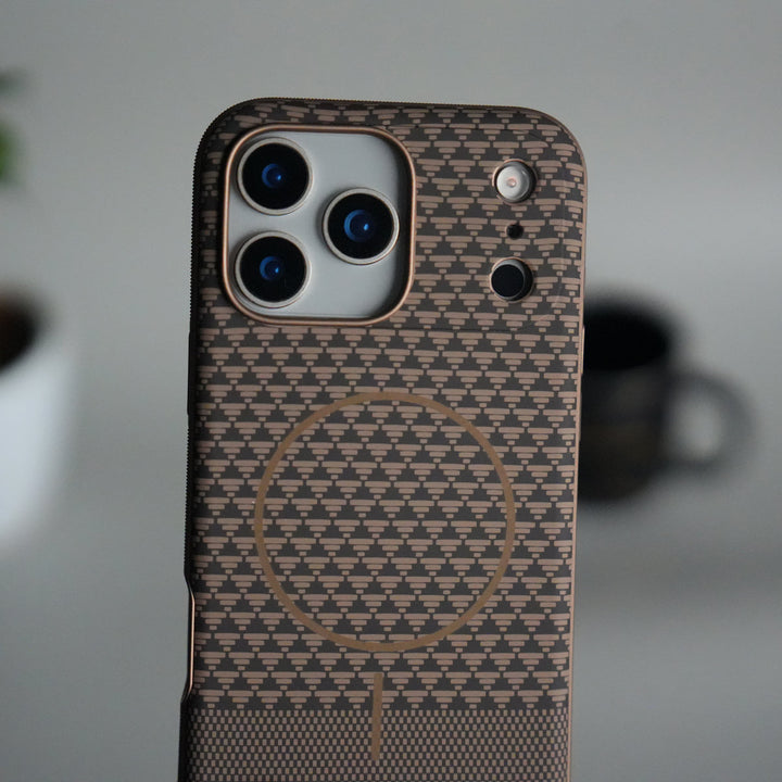 iPhone 17 Pro Woven Pattern MagSafe Case for  | Textured Grip | Shockproof Protection
