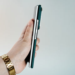 Check Pattern Magnetic Back Case for Galaxy Z Fold 8 Ultra | Chevron Stripe Design