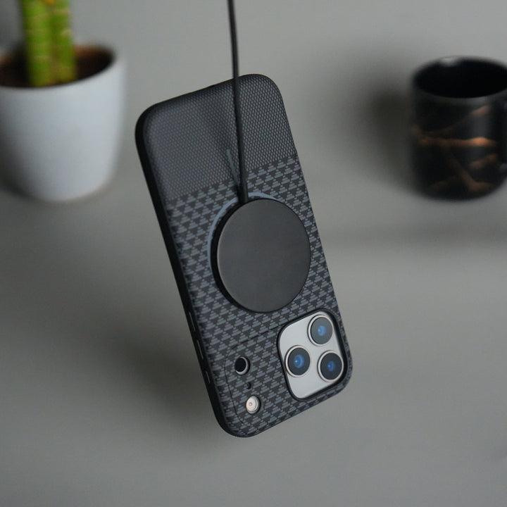 iPhone 17 Pro Woven Pattern MagSafe Case for  | Textured Grip | Shockproof Protection