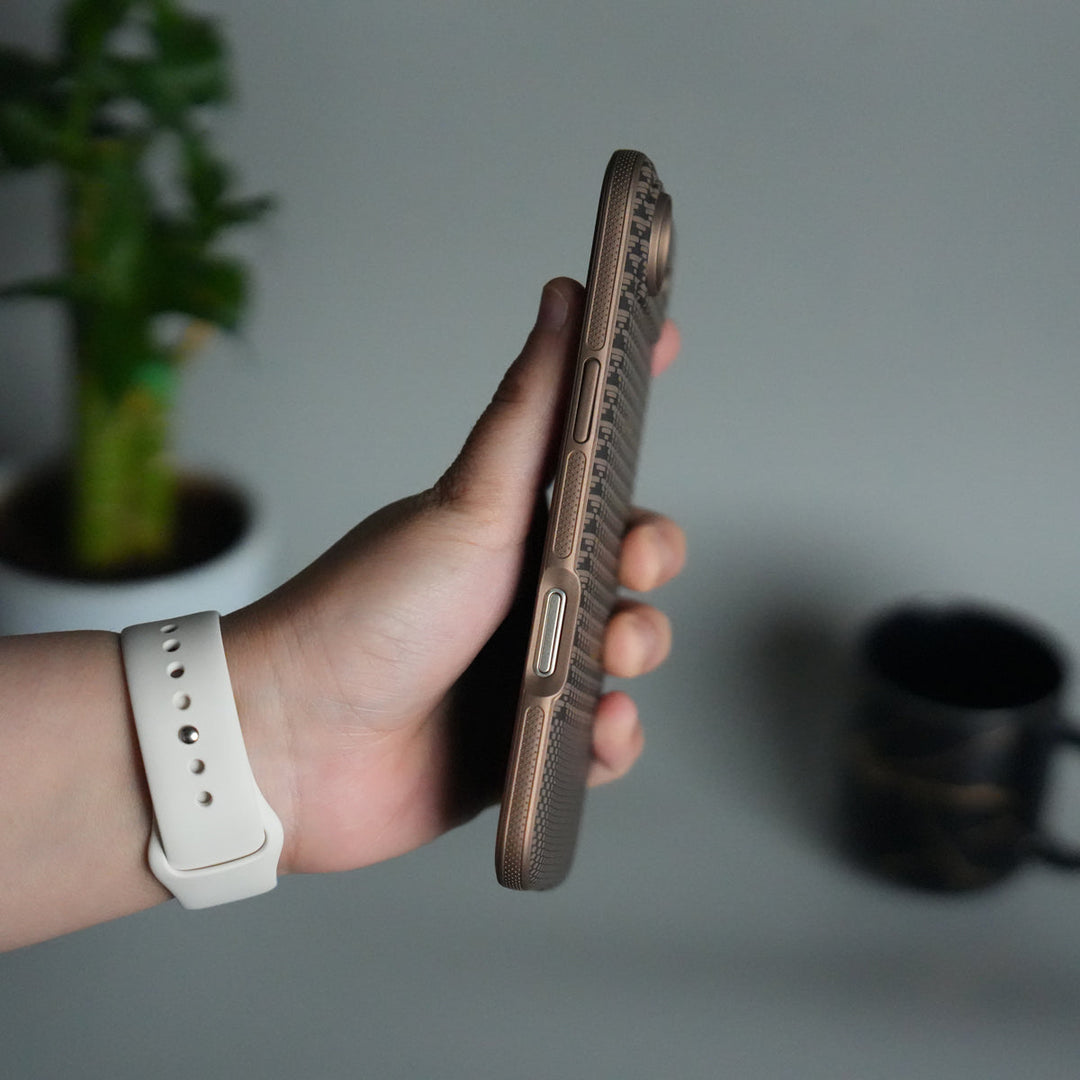 iPhone 17 Air Woven Pattern MagSafe Case for  | Textured Grip | Shockproof Protection