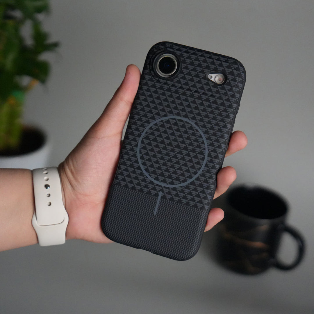 iPhone 17 Air Woven Pattern MagSafe Case for  | Textured Grip | Shockproof Protection