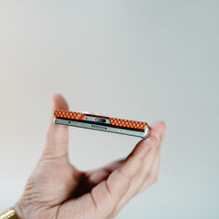 Check Pattern Magnetic Back Case for Galaxy Z Fold 8 Ultra | Chevron Stripe Design