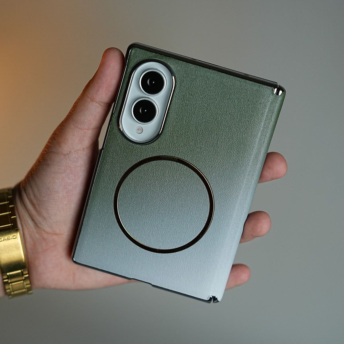 Gradient Magnetic Case for Galaxy Z Fold 8 | Hinge Protection & Built-In Front Glass