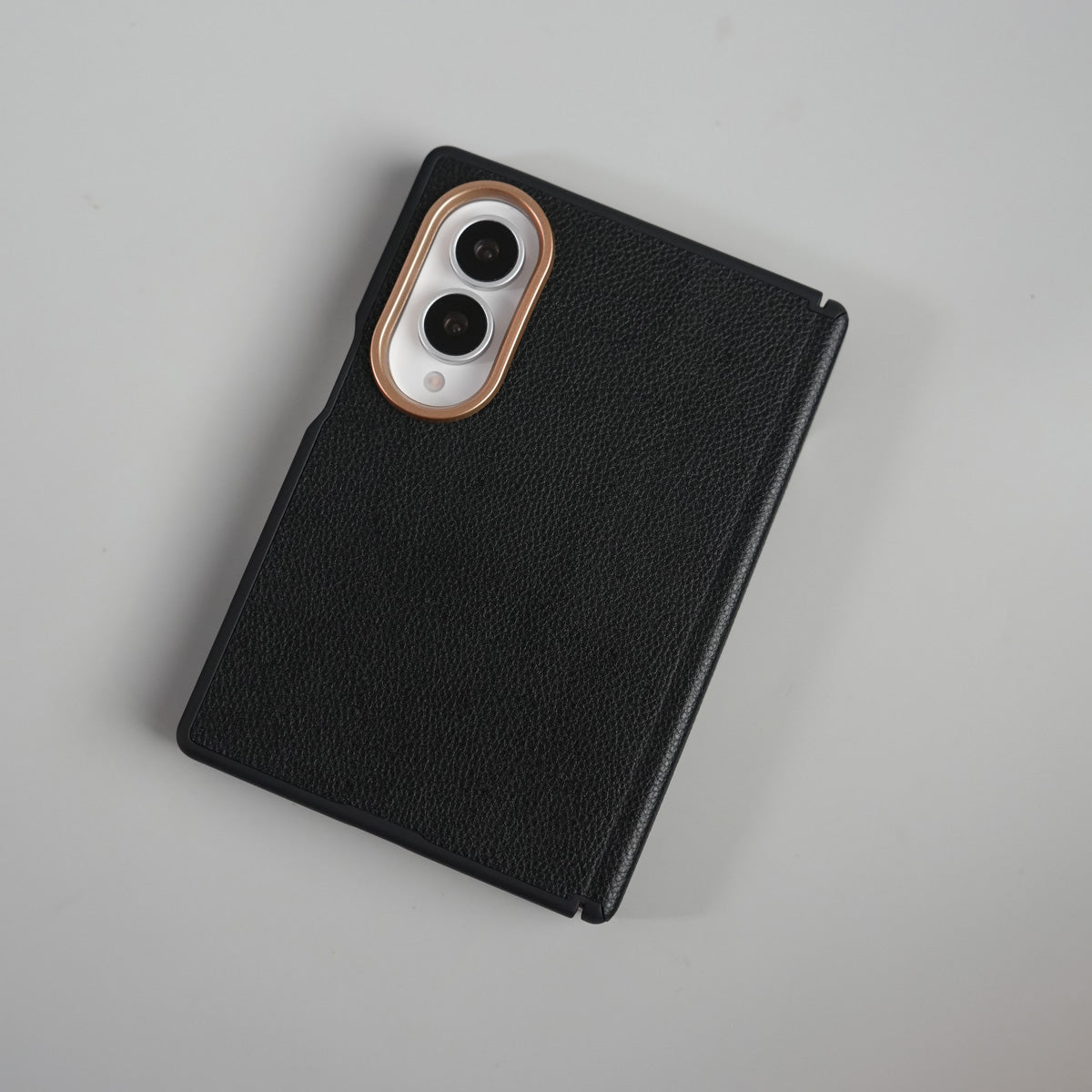Leather Texture Magnetic Case for Galaxy Z Fold 8 | Hinge Protection and Metal Camera Guard