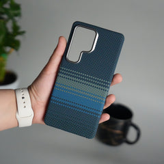 Galaxy S24 Ultra Detachable Back Panel MagSafe Case | 2-in-1 Hybrid Cover with Replaceable Design | GreenBlue