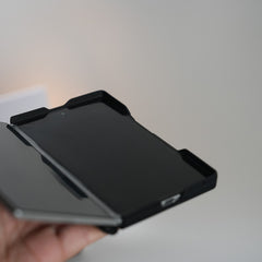 Leather Texture Magnetic Case for Galaxy Z Fold 8 | Hinge Protection and Metal Camera Guard