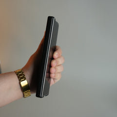 Leather Texture Magnetic Case for Galaxy Z Fold 7 | Hinge Protection and Metal Camera Guard