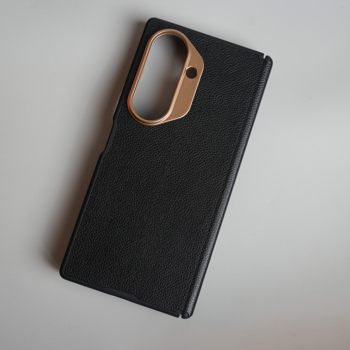 Leather Texture Magnetic Case for Galaxy Z Fold 7 | Hinge Protection and Metal Camera Guard