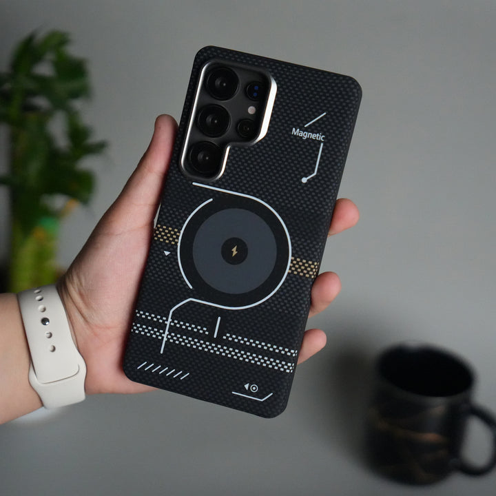 Galaxy S25 Ultra Detachable Back Panel MagSafe Case | 2-in-1 Hybrid Cover with Replaceable Design | PowerMag