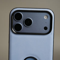 Stitched Leather Texture Case for 18 Series | Raised Camera Protection Cover