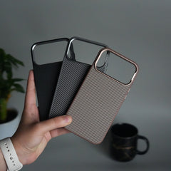iPhone 18 Series Metal Camera Ring Carbon Fiber Design MagSafe Cover