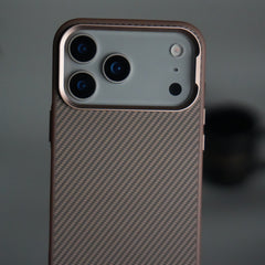 iPhone 18 Series Metal Camera Ring Carbon Fiber Design MagSafe Cover