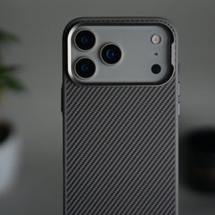 iPhone 18 Series Metal Camera Ring Carbon Fiber Design MagSafe Cover