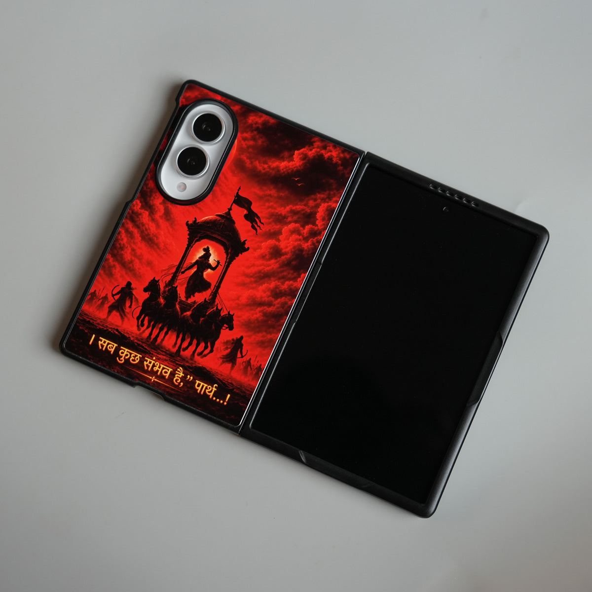 Mahabharat Rath Design Case | Galaxy Z Fold 8