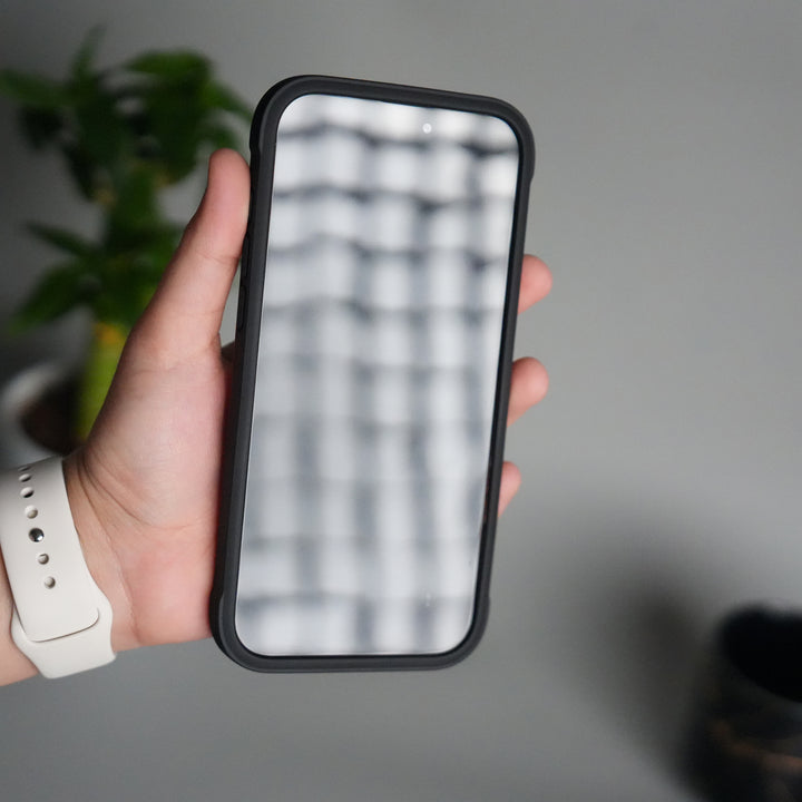 iPhone 17 Pro Transparent MagSafe Bumper Case | Metal Frame Shockproof Cover | Slim Crystal Clear Back