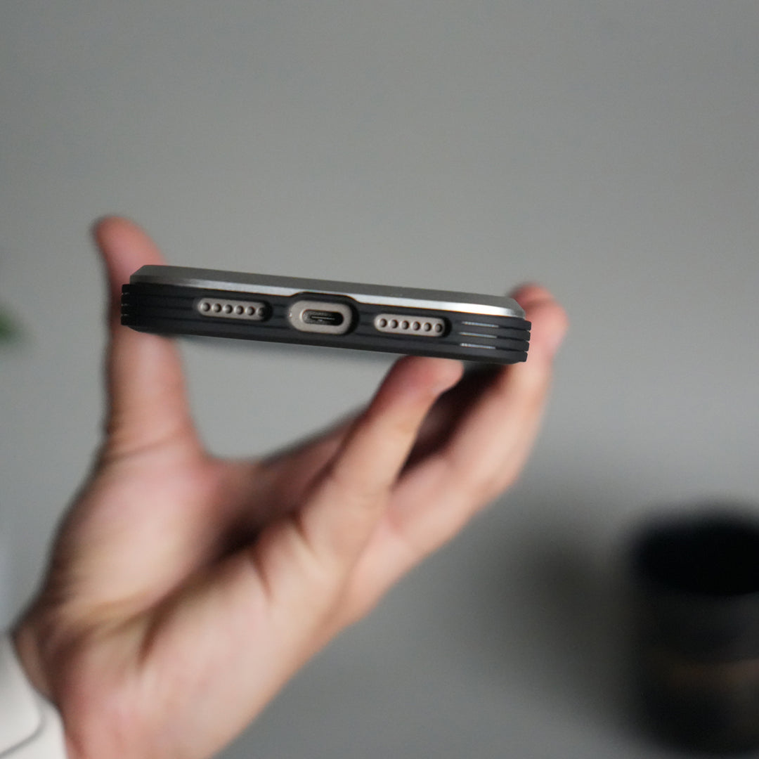 iPhone 17 Pro Transparent MagSafe Bumper Case | Metal Frame Shockproof Cover | Slim Crystal Clear Back