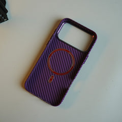 Carbon Fiber Texture Magnetic Case for iPhone 18 Series | Slim Protective Cover with Raised Camera Guard