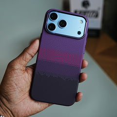 Gradient Carbon Fiber Texture Magnetic Case for iPhone 18 Series | Raised Camera Protective Cover