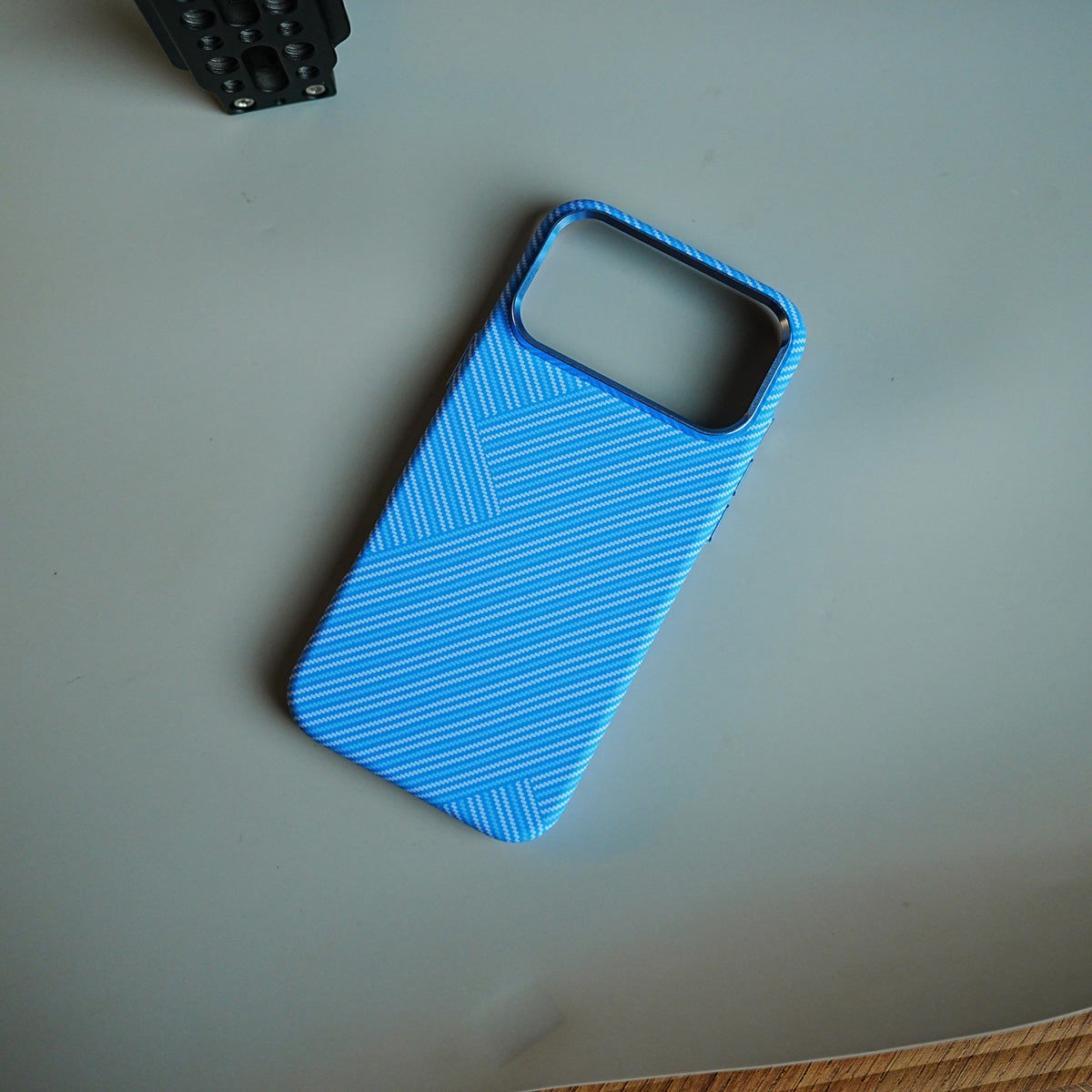 Geometric Fiber Texture Magnetic Case for iPhone 18 Series | Raised Camera Protective Cover